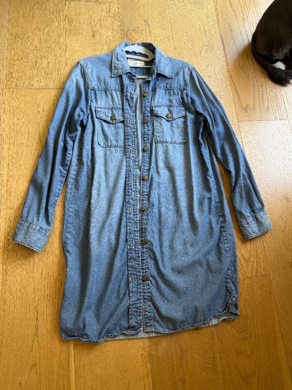 Current/Elliott Denim Shirt Dress size 1 (small)